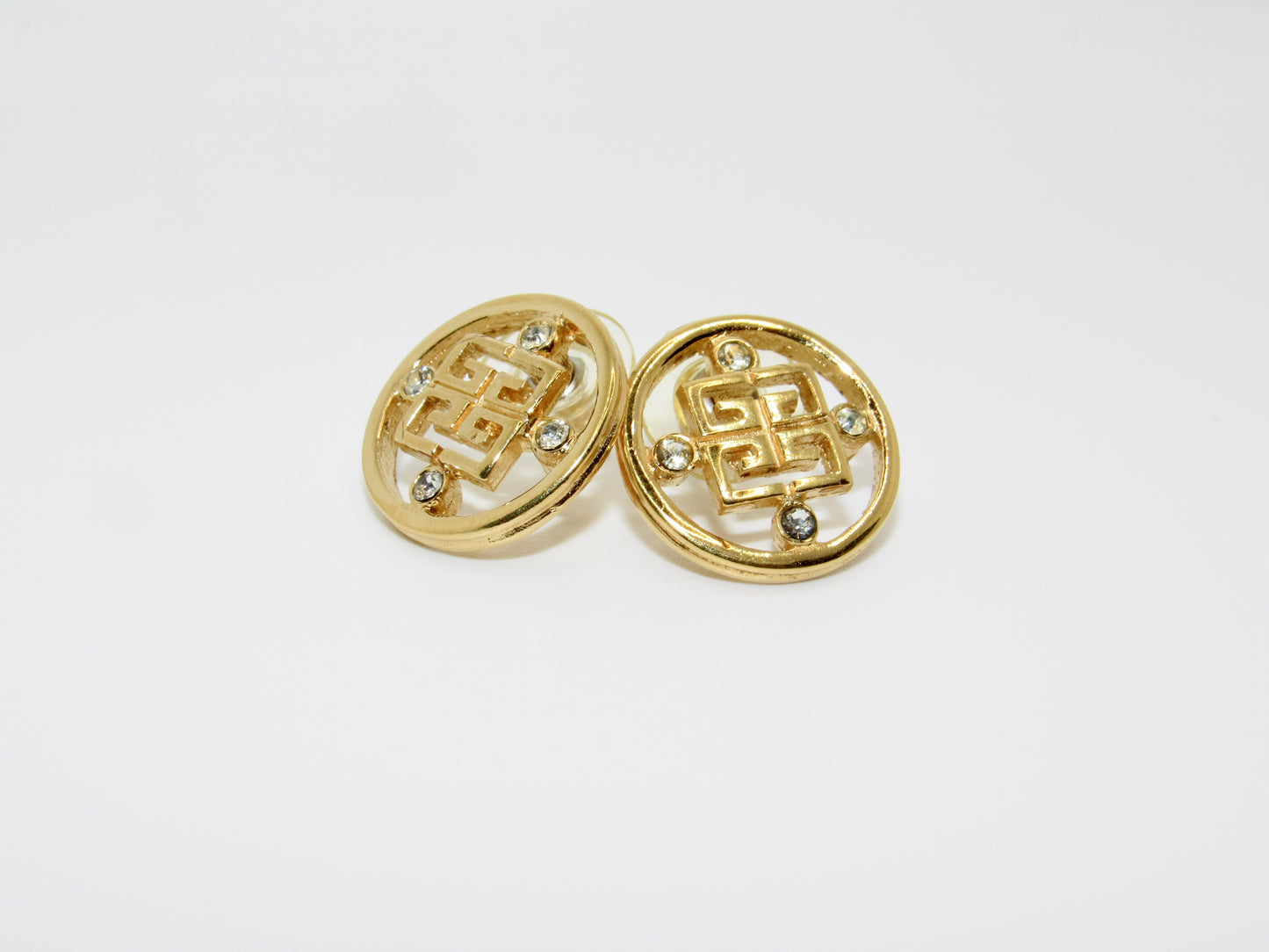 Vintage Designer Logo Earring