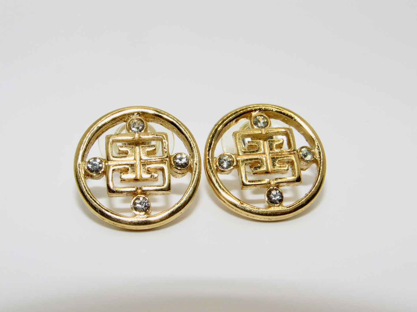 Vintage Designer Logo Earring