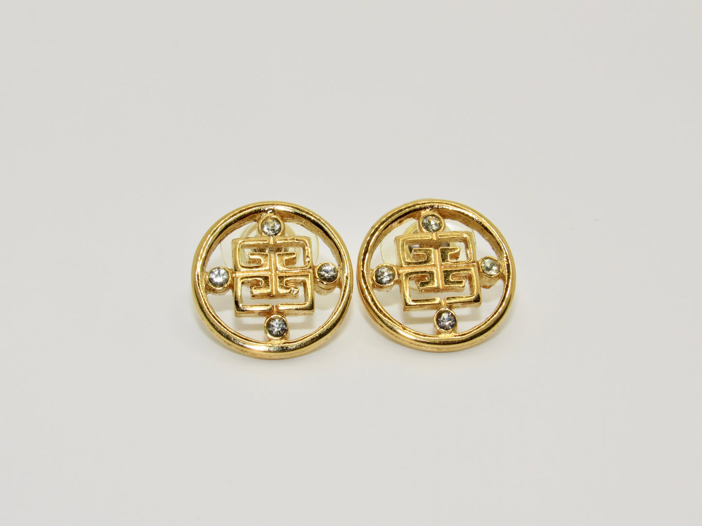 Vintage Designer Logo Earring