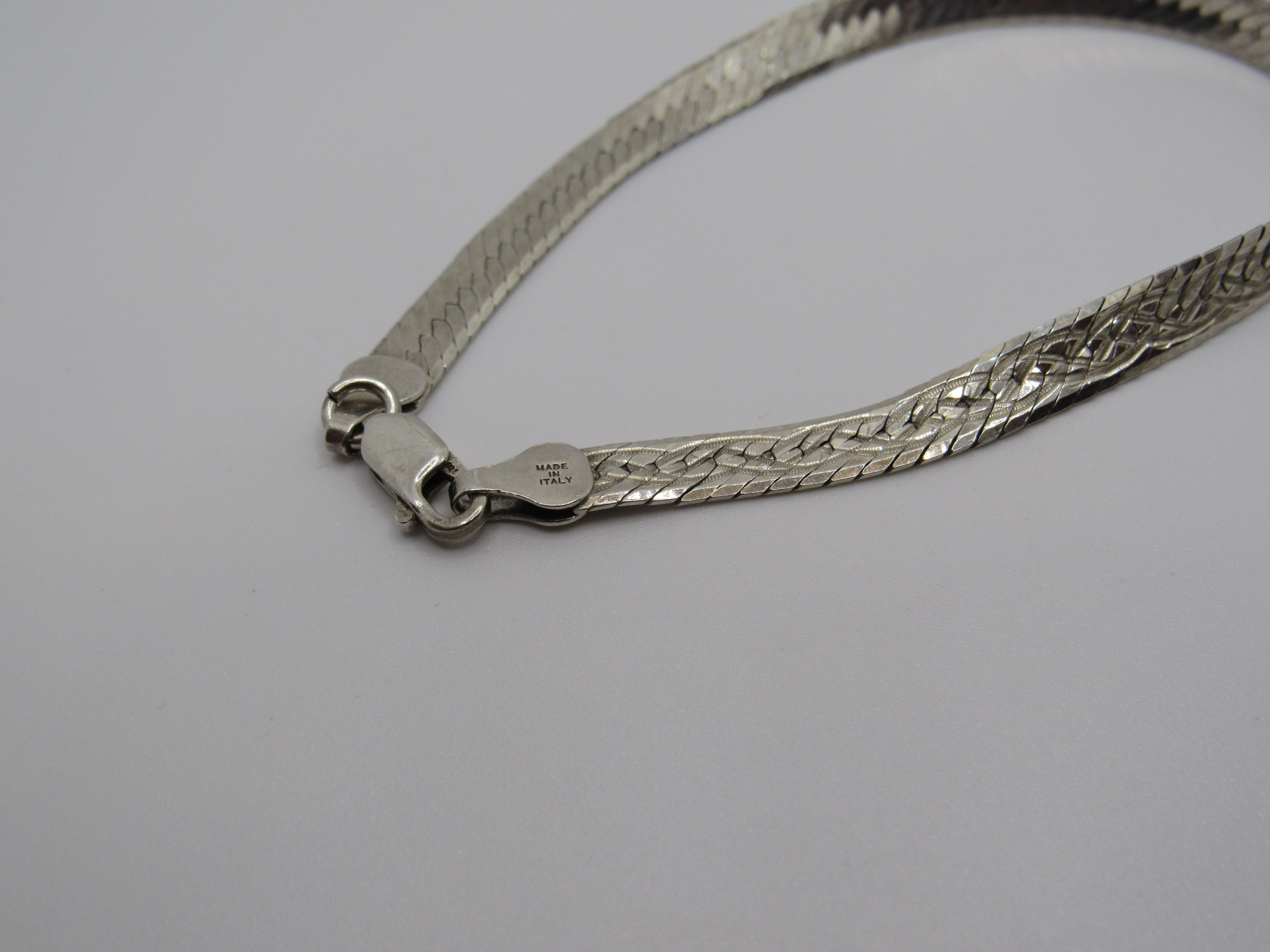 Vintage Italian Sterling Silver Bracelet