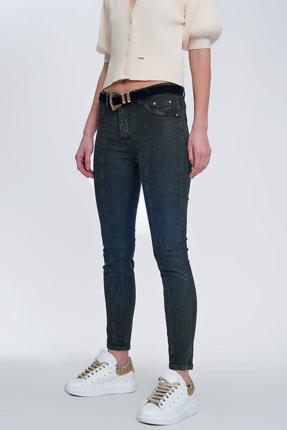 Khaki Super Skinny Pants
