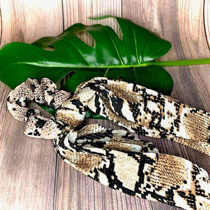Snake Skin Scarf Scrunchie