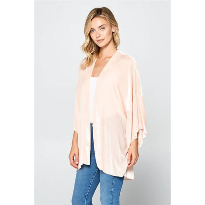 Velvet Kimono Cardigan