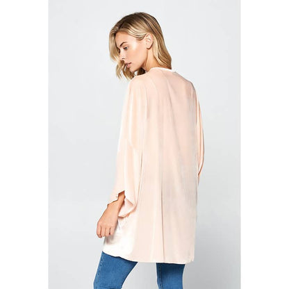 Velvet Kimono Cardigan