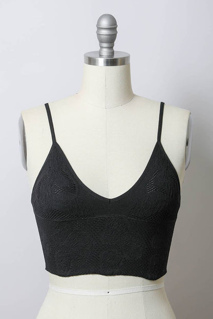 Seamless Padded V Neck Brami