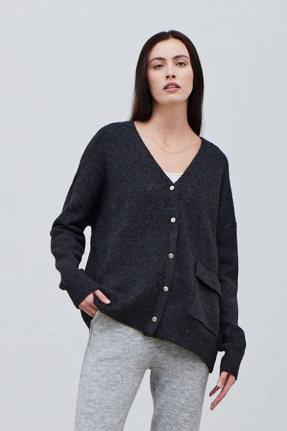 Single Pocket Cardigan